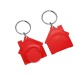 Porte-clés jeton 1€ Maison wholesaler