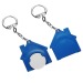 Porte-clés jeton 1€ Maison, jeton promotional