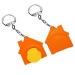 Porte-clés jeton 1€ Maison, jeton promotional