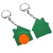 Porte-clés jeton 1€ Maison, jeton promotional