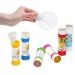 Soap bubble game, soap bubble game and tube promotional