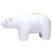 Anti-Stress White Bear, anti-stress foam animal promotional