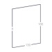 Glass plate 6x18x13cm, glass trophy promotional