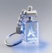 Blue luminous rectangle key ring wholesaler