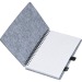 RPET felt notebook, felt swag promotional