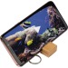 Key ring with mobile bamboo stand, Mobile Phone Holder and Stand promotional