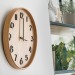 Wooden wall clock, wall clock and pendulum promotional