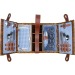 Picnic basket for 4 people, wicker basket promotional