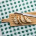 Bamboo chopping board with knife, bread knife promotional