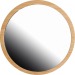 Miroir de maquillage en bambou, miroir de poche promotional