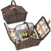 Product thumbnail Rattan picnic basket for 2 people 0