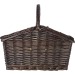 Rattan picnic basket for 2 people, wicker basket promotional