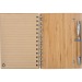 A5 notebook with bamboo cover, recycled notebook promotional