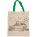 Cotton bag with colouring pencils, Colouring bag promotional