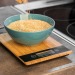 Bamboo kitchen scale with black display wholesaler