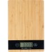 Bamboo kitchen scale with black display, food kitchen scale promotional