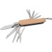 Product thumbnail Stainless steel pocket knife with wood coating 0