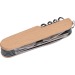 Product thumbnail Stainless steel pocket knife with wood coating 1