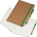 Cahier A5 avec stylo à bille, carnet recyclé promotional