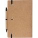 Cahier A5 avec stylo à bille, carnet recyclé promotional