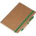 Cahier A5 avec stylo à bille, carnet recyclé promotional