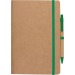 Cahier A5 avec stylo à bille, carnet recyclé promotional