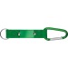 Keyring pendant with carabiner hook and metal plate, snap hook promotional