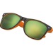 Lunettes de soleil bicolor et verres étamés, lunette de soleil promotional