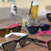Lunettes de soleil bicolor et verres étamés, lunette de soleil promotional