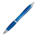 Stylo transparent avec clip en métal argenté wholesaler