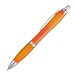 Stylo transparent avec clip en métal argenté wholesaler