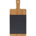 Planche en bambou avec insert en ardoise, planche de service promotional