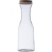 Glass decanter with cork lid 1,000 ml wholesaler