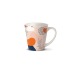 Mug céramique évasé avec impression photo en sublimation, mug avec impression photo quadri promotional