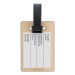 Oval aluminium luggage tag wholesaler
