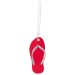 Flip-flop luggage tag, luggage tag holder promotional