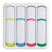 Set de surligneurs de 4 pces 110 mm, Surligneur promotional