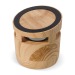 Enceinte en bois 3W avec chargeur sans fil, musique promotional