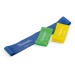 Set of 3 resistance strips, fitness accessories promotional