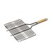 Rectangular barbecue grill, barbecue accessories and cutlery promotional