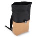 Sac à dos à roulettes en liège et R-PET 18L, sac à dos roll-top promotional