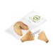 Biscuit de fortune avec la carte d'en-tête, biscuit promotional