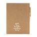 Recycled notepad with hard cover pen wholesaler