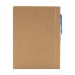 Recycled notepad with hard cover pen, notepad in recycled paper promotional