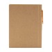 Recycled notepad with hard cover pen, notepad in recycled paper promotional