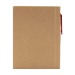 Recycled notepad with hard cover pen wholesaler