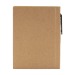 Recycled notepad with hard cover pen, notepad in recycled paper promotional