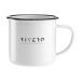 Mug émaillé rétro en métal 350ml wholesaler
