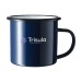 Mug émaillé rétro en métal 350ml, Tasse et mug émaillé promotional