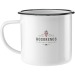 Mug émaillé rétro en métal 350ml, Tasse et mug émaillé promotional